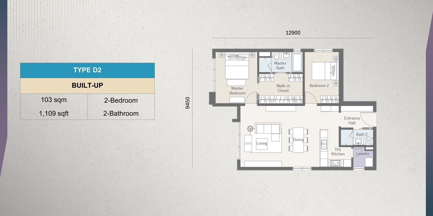 Cappella Embassy Type D2 floor plan