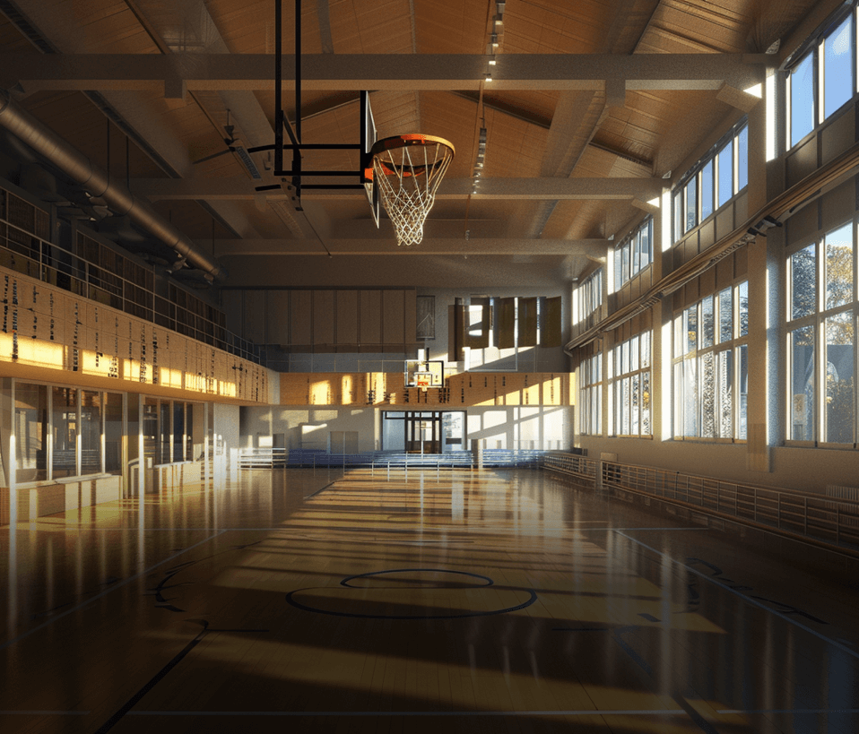 Dawn KLCC — Half basketball court