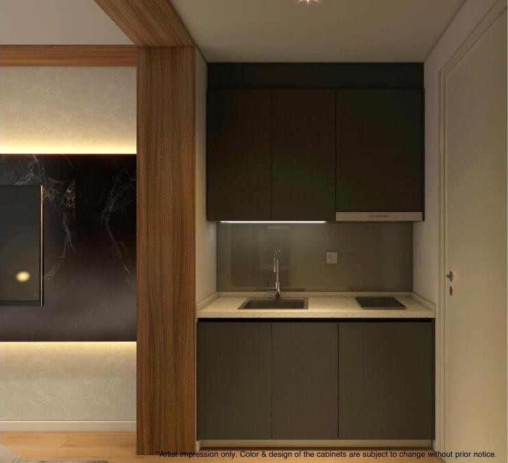 Dawn KLCC — Type B · kitchenette